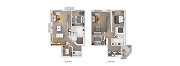 The Atlanta Floor Plan at Century Cedar Hill, Texas